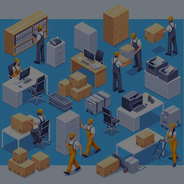 Quels sont les conseils pour déménager des équipements de bureau lourds et volumineux ?