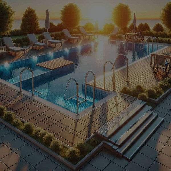 Comment aménager les abords de votre piscine pour faciliter l'accès aux personnes à mobilité réduite ?